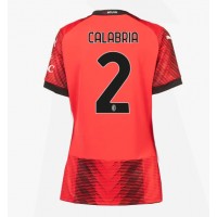 AC Milan Davide Calabria #2 Replica Home Shirt Ladies 2023-24 Short Sleeve